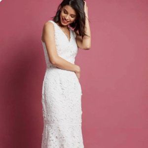 ModCloth Anticipated Arrival Crocheted Maxi Dress